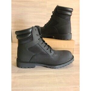 Smith’s Workwear Black Boots – Men’s 11M, 6" High Hiker, Vibram Sole, Durable